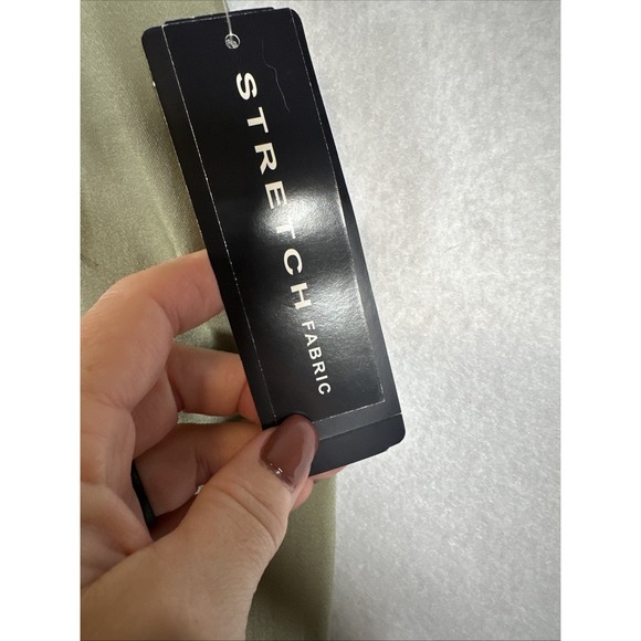 Chaps Womens Green Sage Tint Straight‎ Leg Classic Pant Size 8 NWT - Picture 3 of 8